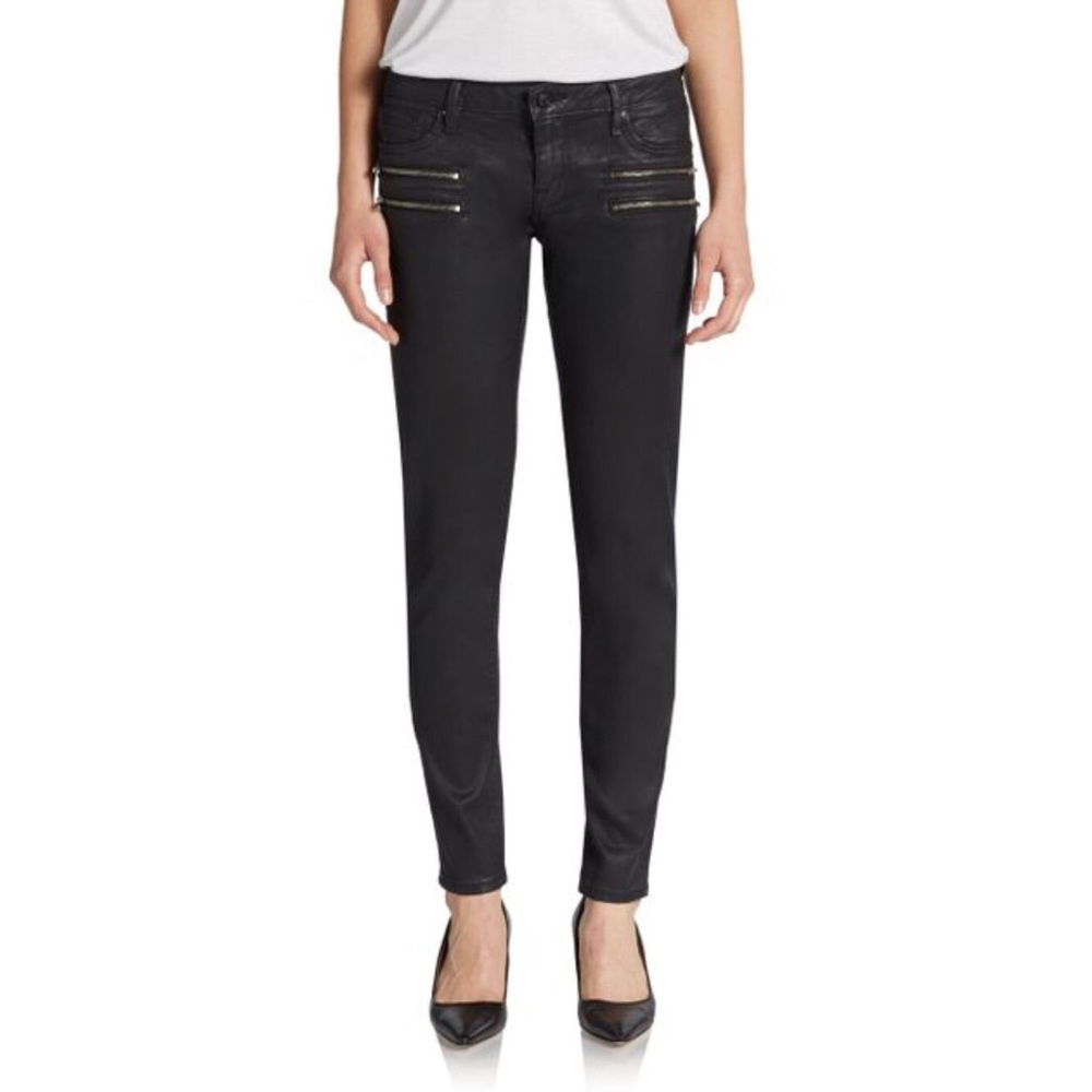 Vigoss Jagger black zipper front jeans NWOT